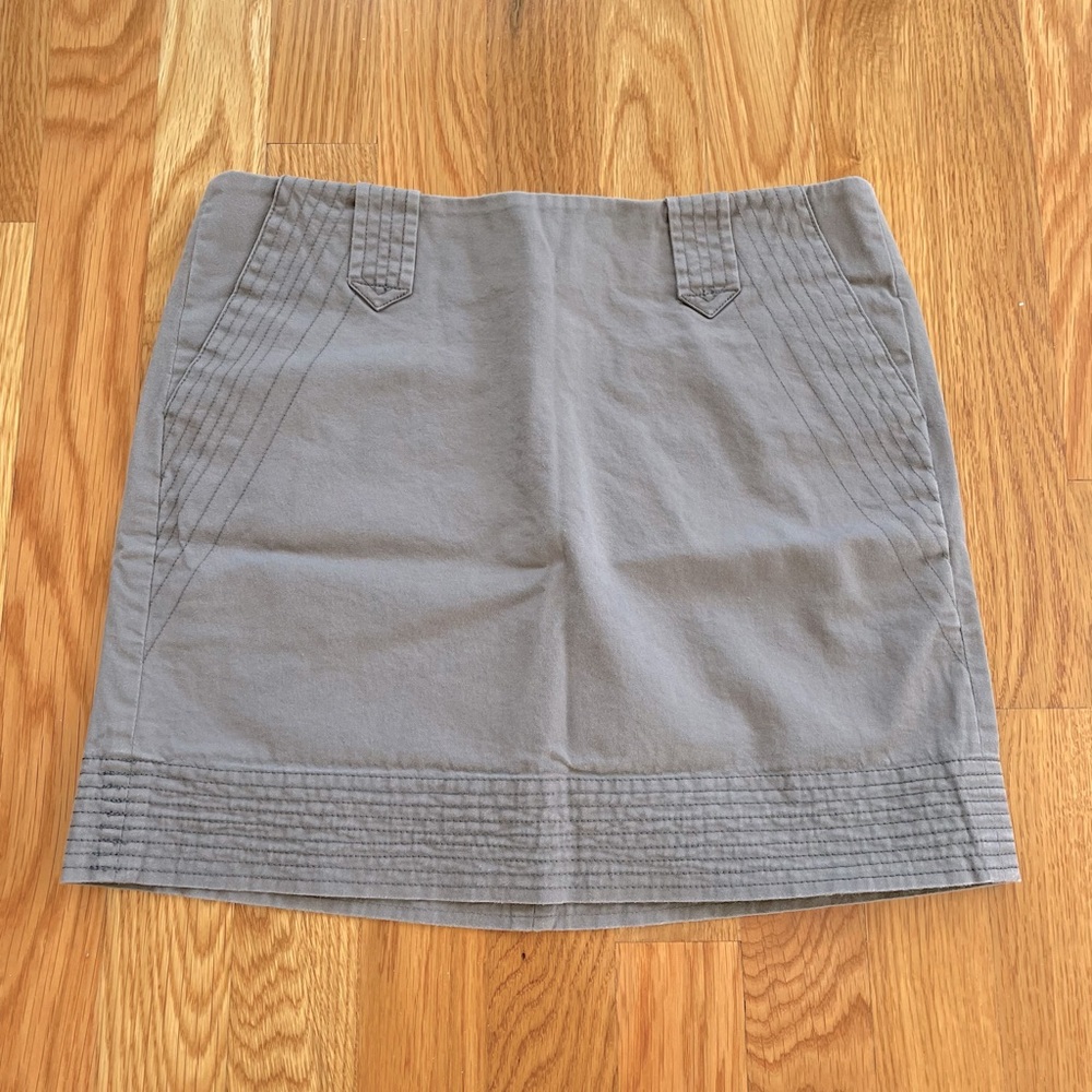 GIANNI BINI Gray Mini Skirt Sz 0